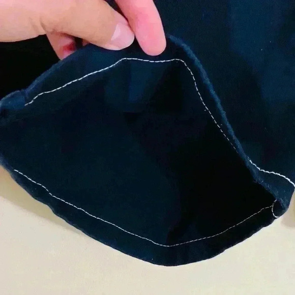 Southpole Black Super Stretchy Embellished Denim Shorts Size 9 - Picture 8 of 10